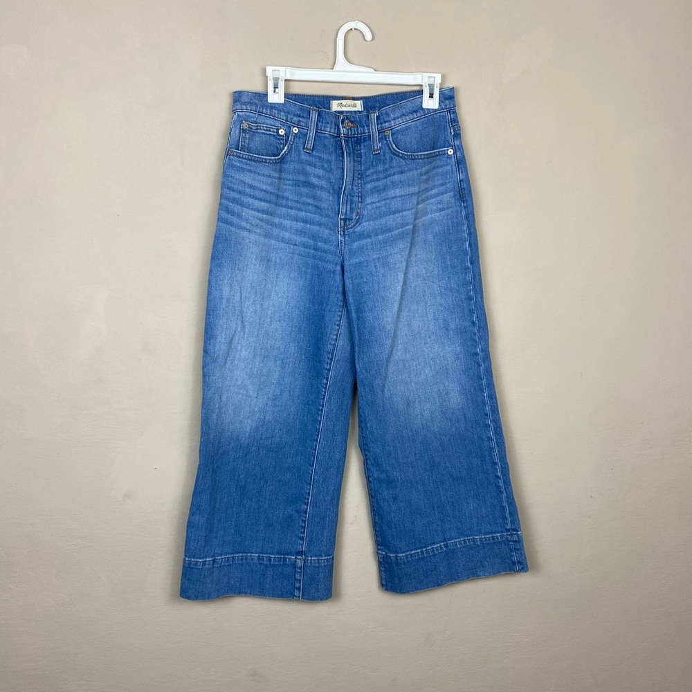 madewell wide leg crop